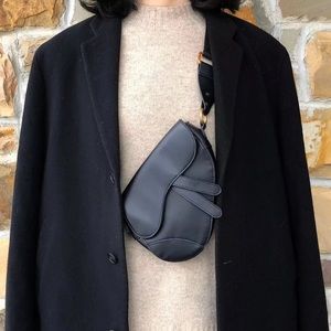 Custom made Oblique Saddle Bag